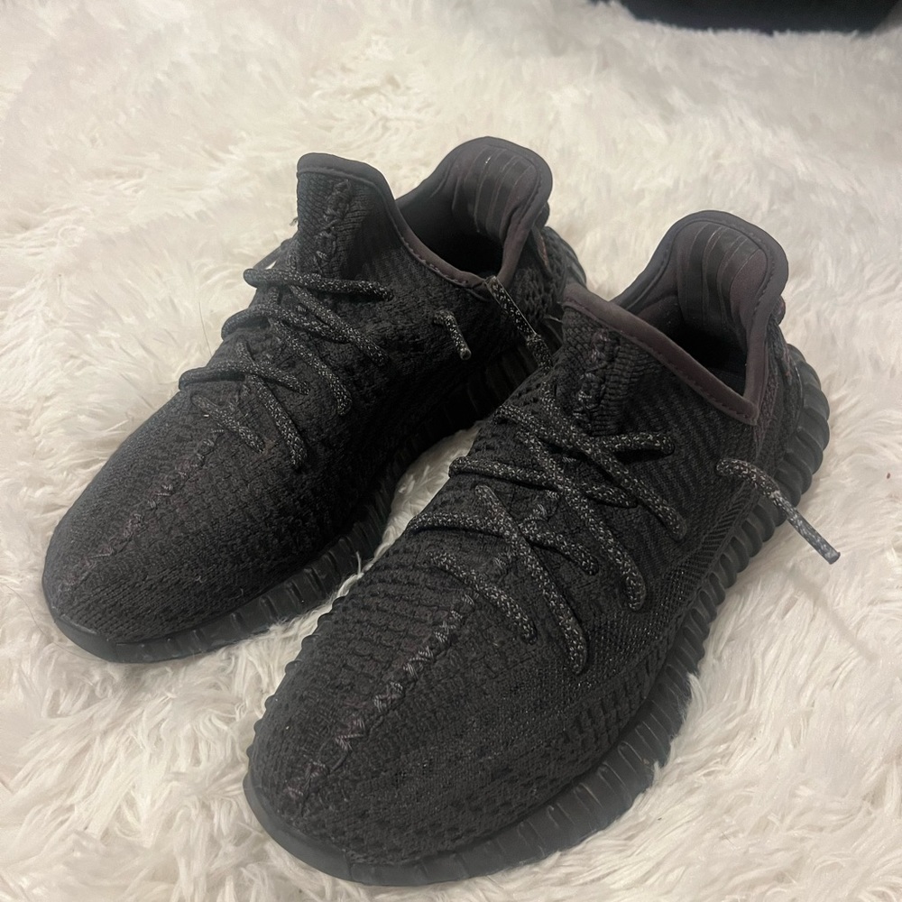 authenticated yeezy boost sneakers onyx